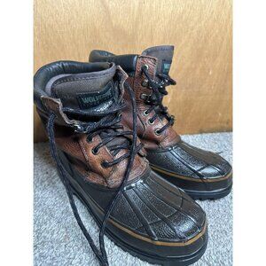 Wolverine Boots Mens 8 Brown Thinsulate Duck Snow Outdoor Hunting Workwear